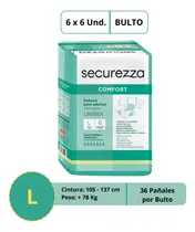 Comprar Pañal Para Adulto Securezza Talla L Por Bulto Incontinencia