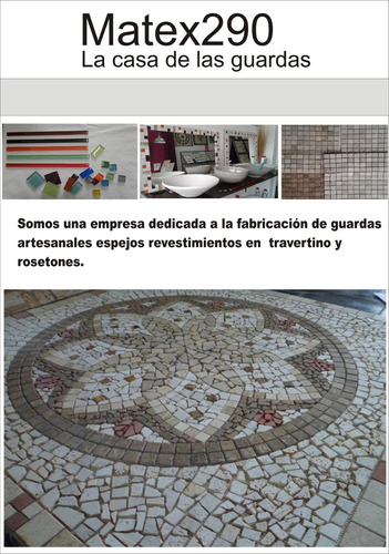 Malla De Venecitas Pulida Malmol Vidrio Y Travertino