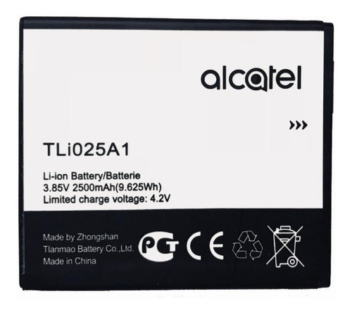 Pila Bateria Tli025a1 Alcatel Pixi 4 Ot5012g A3 Plus Pop 4
