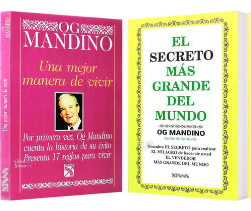 Og Mandino Mejor Manera De Vivir + Secreto Más Grande Mundo