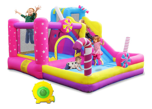 Neishng Casa Inflable Con Tobogan Para Ninos De 3 A 10 Anos,