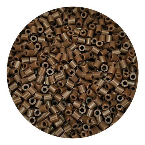 1 Bote Con 3000pz Color A Hama Beads Perler Artkal Color Cafe claro Diámetro 5 mm Largo 5 mm
