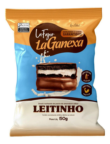 Kit 8 Unidades Snack La Fajor La Ganexa Sabores Variados