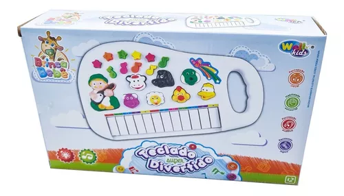 Piano Infantil Teclado Musical Bebê Ia Ia O Bichos Fazendinha Super  Divertido Encanta Baby Dia das Crianças