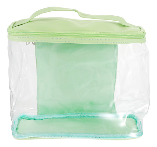 Bolsa De Maquillaje Transparente Grande, Bolsa Transparente