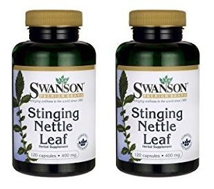 Swanson Hoja De Ortiga 400 Mg 120 Caps 2 Paquete.