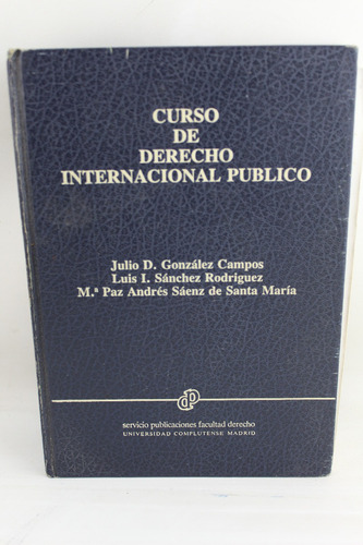 L3351 Gonzalez -- Curso De Derecho Internacional Publico