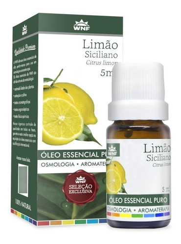 Oleo Essencial Limão Siciliano WNF 100% Puro Natural 5ml