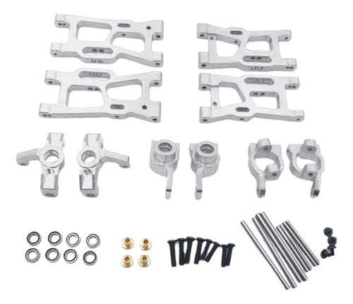 Kit De Piezas De Actualización De Metal Completo 1:14 Plata