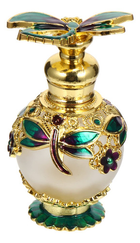 Lurrose Botella De Perfume De Cristal Vintage Vacia Recargab