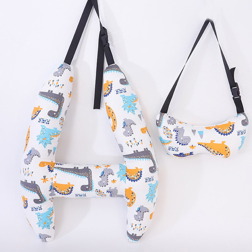 Almofada De Dormir Para Carro Em Forma De H Com Apoio De Cab Cor Cartoon Animals