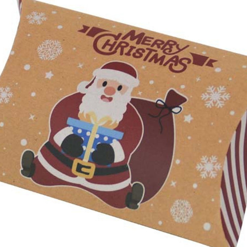 2 X 10 Cajas De Caramelos Navideños, Cajas De Almohada De