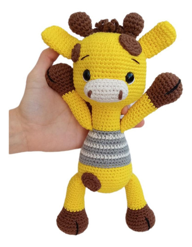 Muñeco Apego Amigurumi Tejido Al Crochet - Jirafa