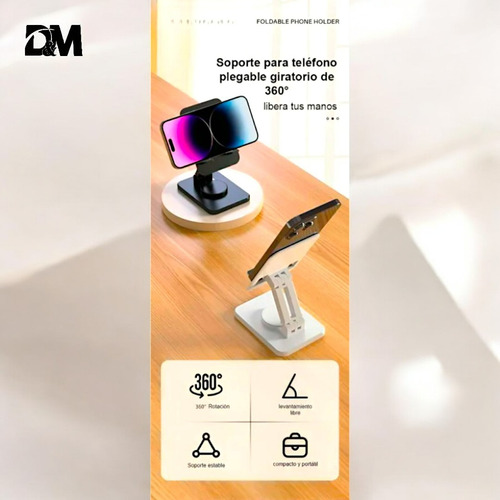 L-308 Soporte Para Celular Giro 360° Ajustable Anti-deslices