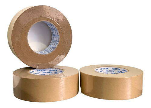 Imagen 1 de 2 de Cinta Embalaje Papel Kraft Autoadhesivo 100m / Cart Paper