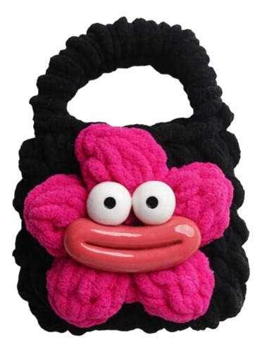 4 Funda Para Auriculares, Hecha A Mano, De Punto, Minibolso