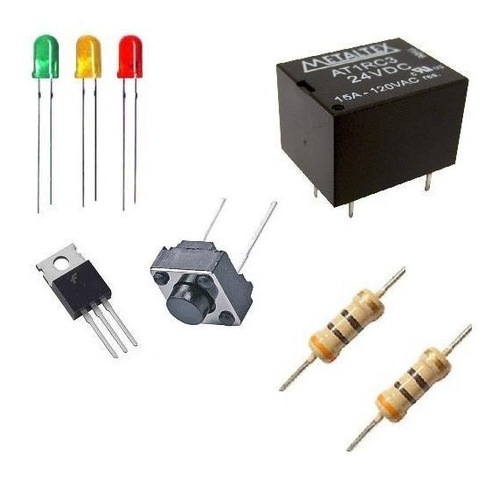 Kit 250 Peças Material Arduíno Eletrônica