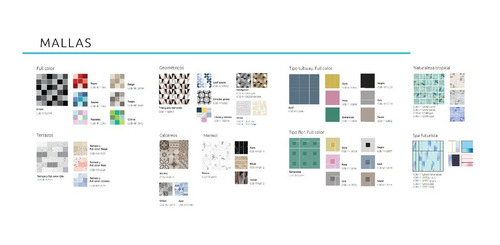 Imagen 8 de 9 de Azulejos Venecitas 30x30 - Mallas De Vidrio - Caja