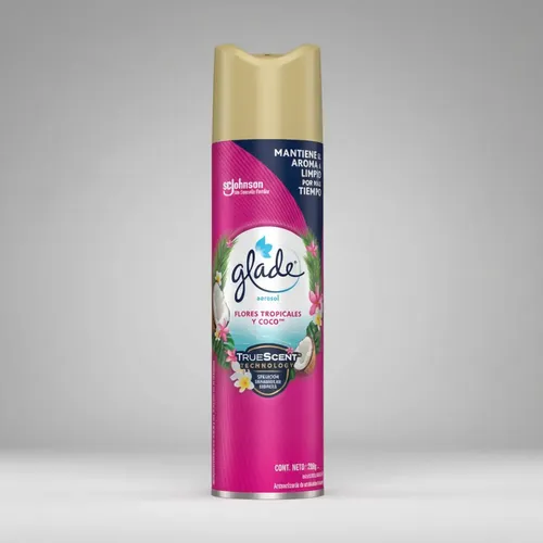 GLADE FLORES TROPICALES Y COCO 360 ML
