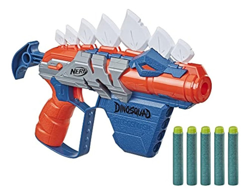 Lanzador De Dardos Nerf Dinosquad Stego-smash, 5 Nerf