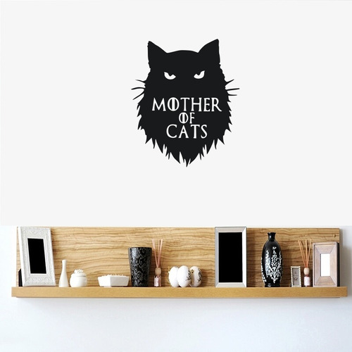 Adesivo Mother Of Cats 34x29cm Game Of Thrones