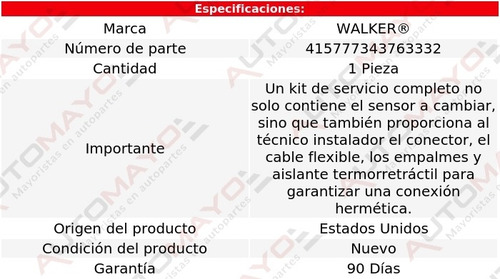 Sensor Ckp Walker Cx-9 V6 3.7l Mazda 08-15