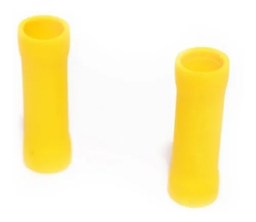 Terminal Conector Empalme Directo Amarilo Cable 10 - 12 X100