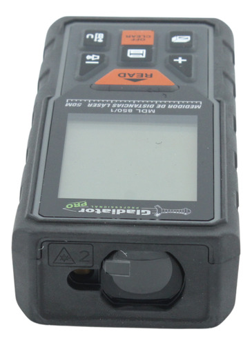 Medidor Distancia Láser Gladiator Mdl 8100/1 0.05-100m 90°