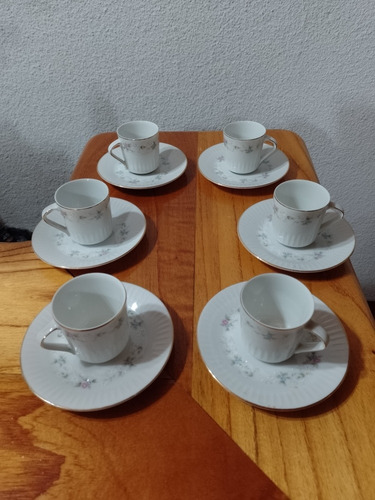 Juego De Café Porcelana Tsuji