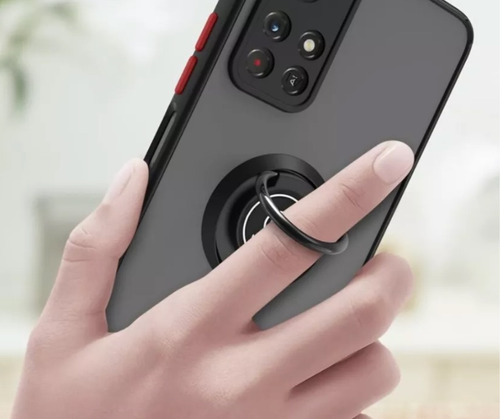 Funda Para Redmi 12t Pro Uso Rudo Anticaidas Con Anillo Azul 12t Pro
