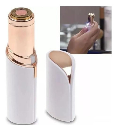 Depilador Eletrico Batom Recarregável Usb + Cabo