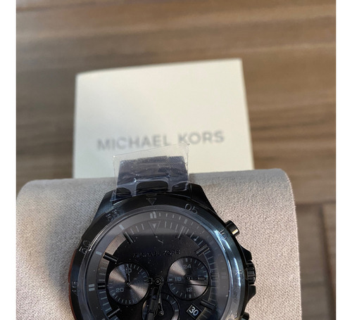 Michael Kors Grayson Reloj Para Hombre Correa Negro