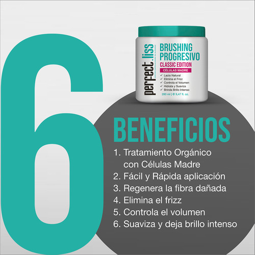 Alisado Celulas Madre Perfect.liss + Aceite De Argan