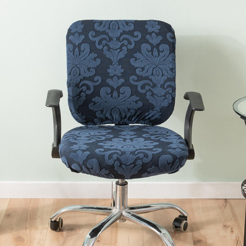 Fundas Para Sillas Gris Con Azul Gris Con Azul Estándar