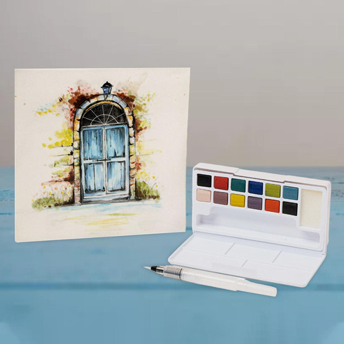 Juego De Pintura De Acuarela Sólida De Acuarela Para Jh