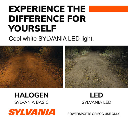 Bombillas Led Powersport Sylvania H11 6000 K Para Faros Dela