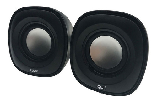 Imagen 1 de 1 de Parlantes Multimedia Iqual Sph010 Pc Notebook Miniplug Usb