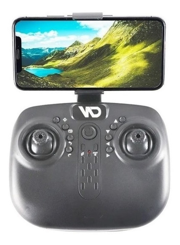 Imagem 3 de 3 de Drone Polibrinq Tech Spy com câmera preto 2 baterias