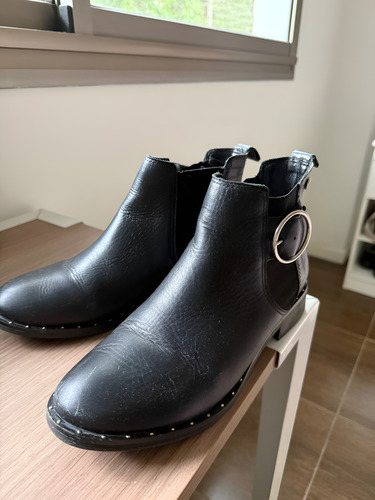 Botas Hush Puppies Mujer Usadas T37 Negras (Usado)