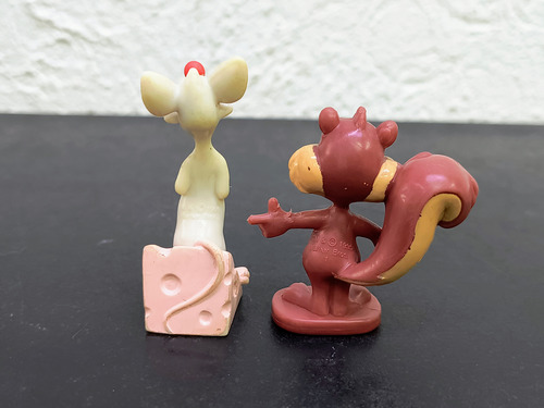 Set Figuras Turbo Maníacos Animaniacs Sonrics 8pz 90s Retro (Usado)