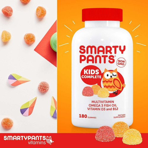 Smartypants Kids Multivitaminico 180 Gomitas Sabor Frutas