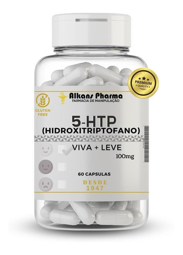 5-htp- Hidroxitriptofano 100 Mg - 60 Cápsulas 1 Unidadea