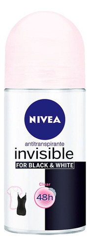 Desodorante Roll On Nivea Fem Invi Clear. Black &white