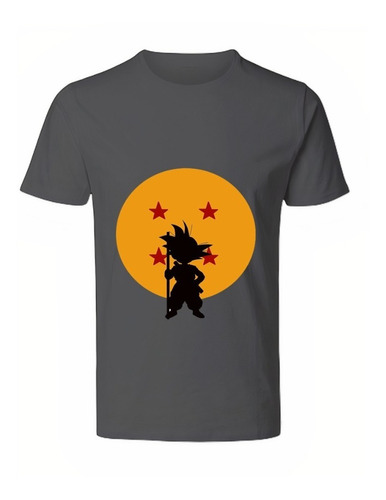 Polera Esferas Goku Dragon Ball Z Algodon  Estampada 