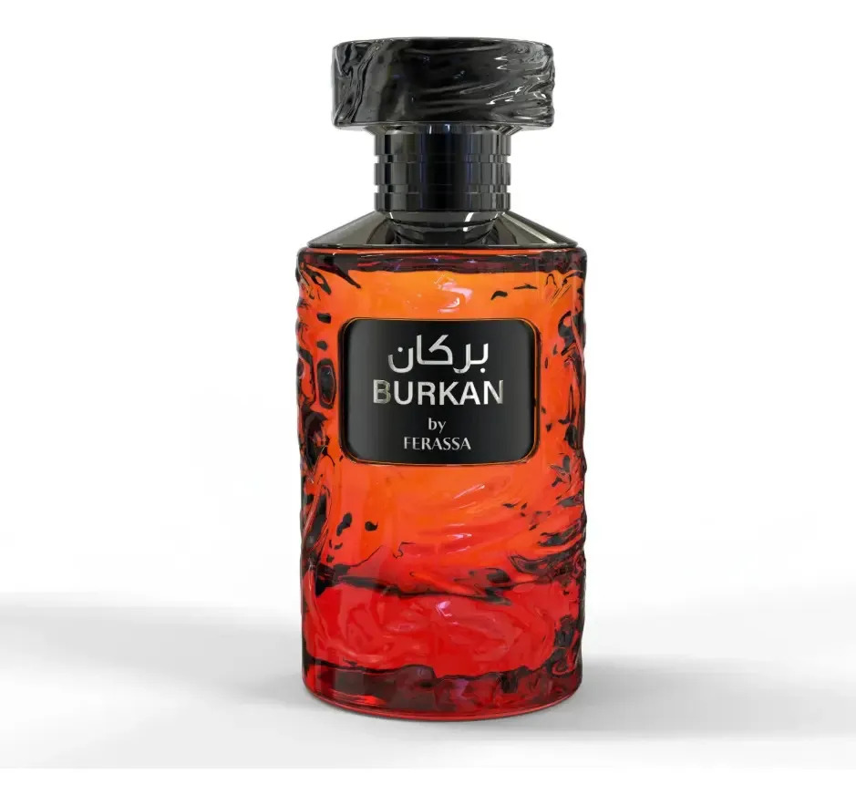Frasco do perfume Perfume Masculino Ferassa Burkan Eau De Parfum 100 Ml