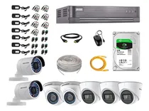 Comprar Kit 7 Cámaras De Seguridad Full Hd Hikvision 3 Camaras Audio