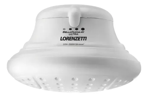 Chuveiro Ducha Bella Ducha 4t Ultra - Lorenzetti Cor Branco Potência 5.5 Kw