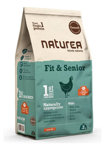 Naturea Elements Perro Fit Senior Sabor Pollo 12 Kg