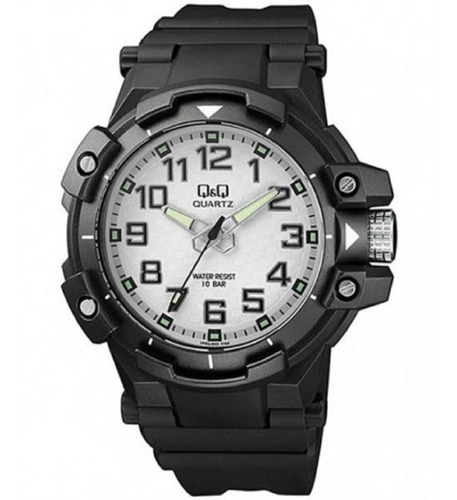 Reloj Q&q By Citizen Vr82j003y 10 Bar Sumergible Hombre