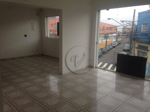 Imagem 2 de 7 de Salão Para Alugar, 60 M² Por R$ 1.400/mês - Vila América - Santo André/sp - Sl0205